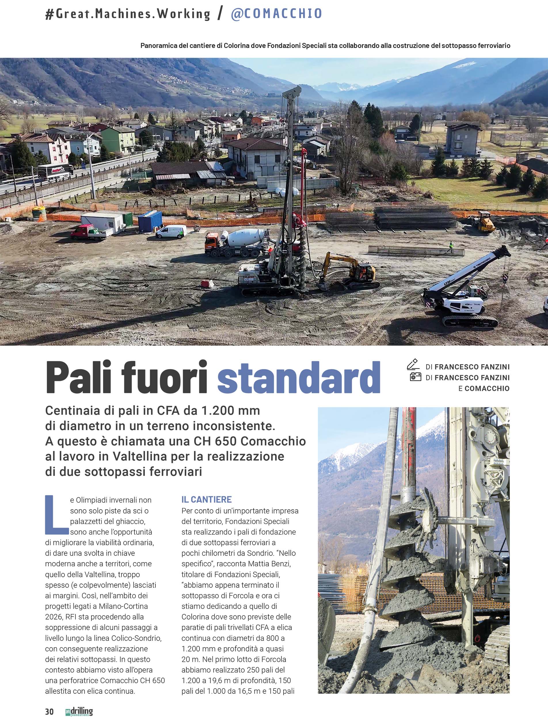 WE ARE DRILLING FOUNDATIONS