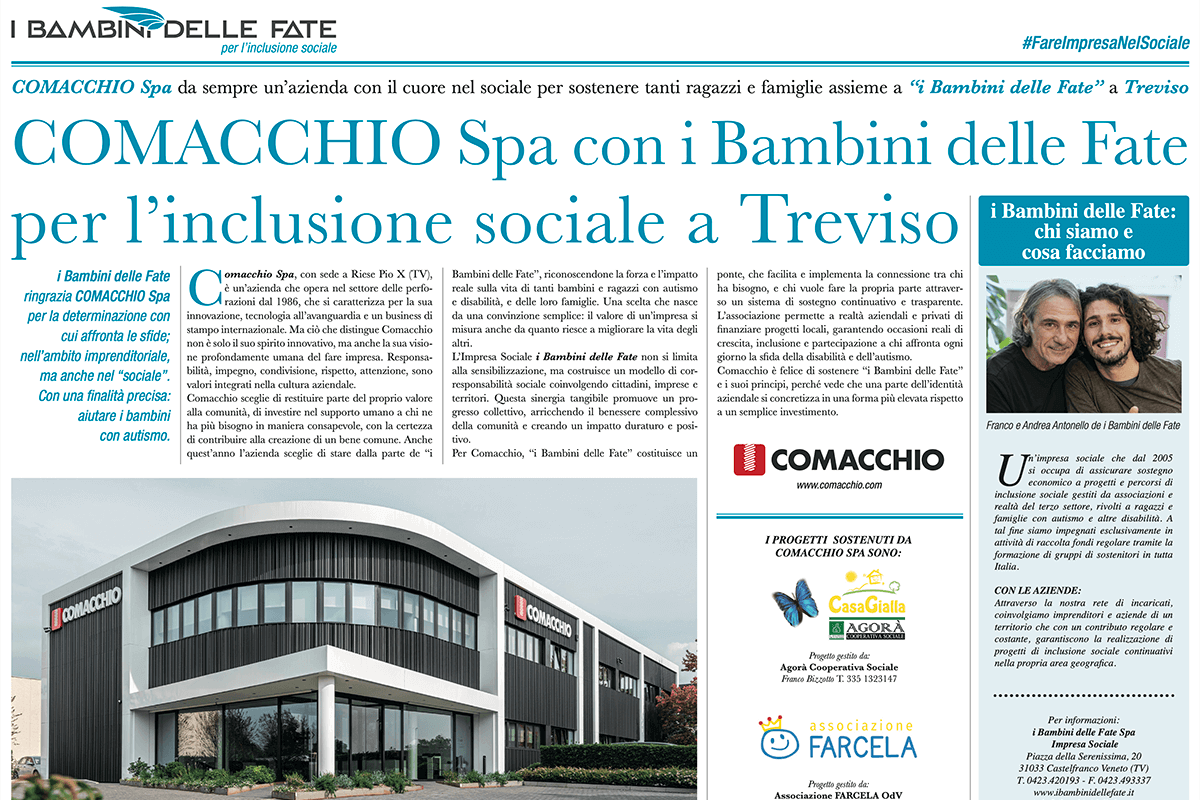 Il valore di "fare impresa" per gli altri: Comacchio per I Bambini delle Fate